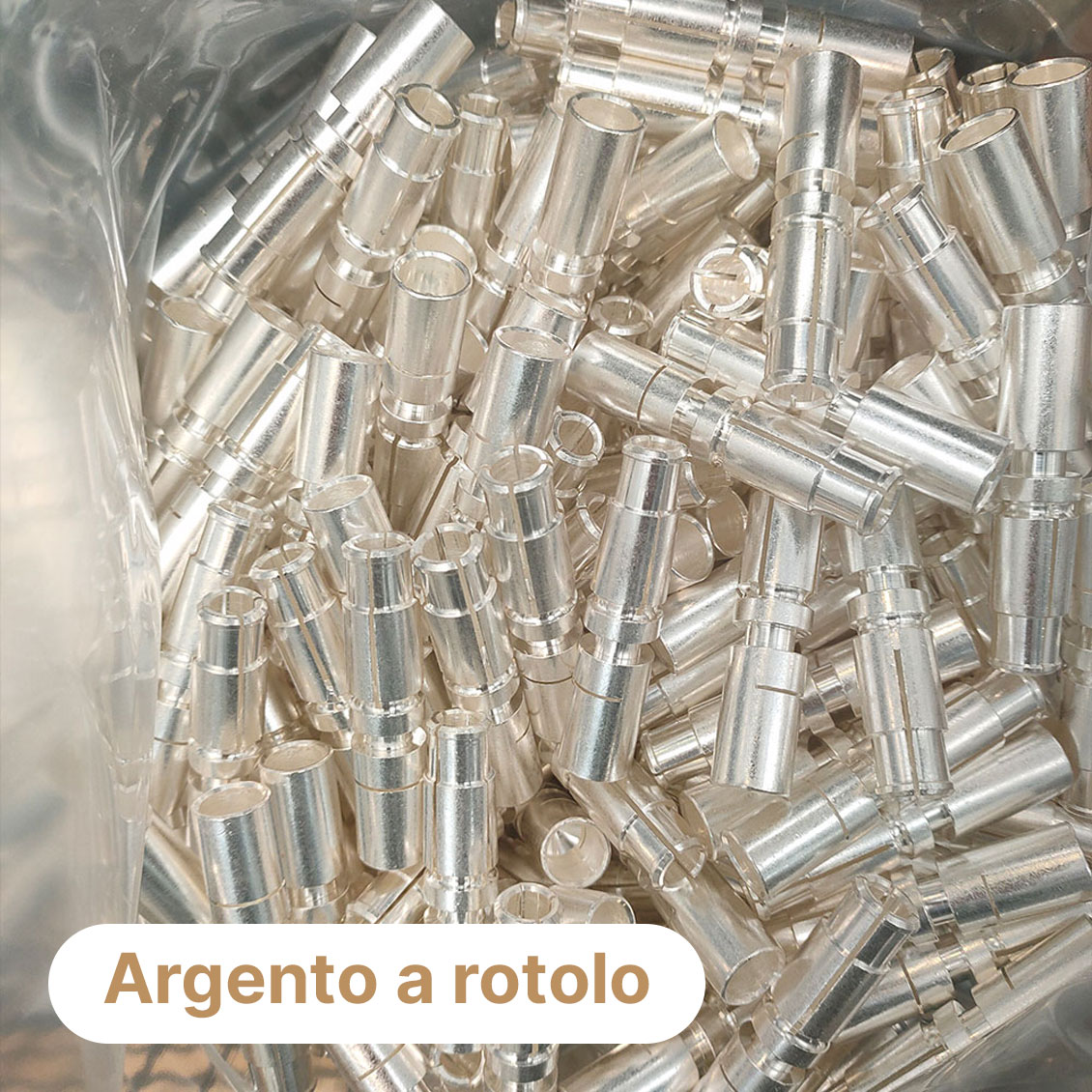Argentatura - Trattamento galvanico di argentatura - argento a rotolo