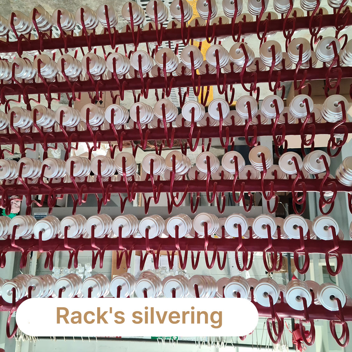 Rack silvering